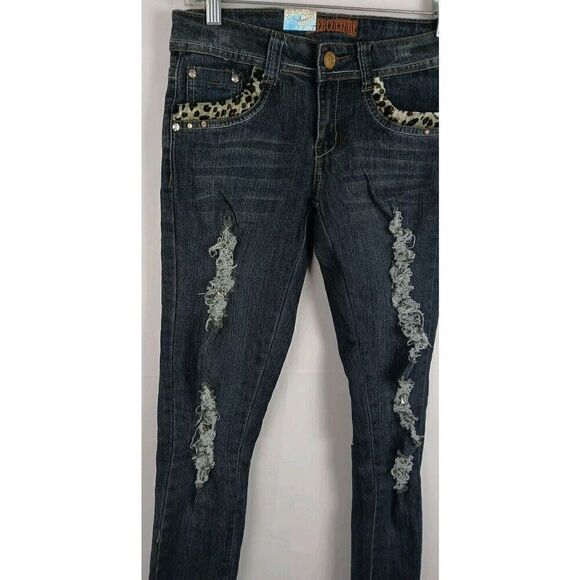 Free Culture Skinny Jeans Embellished    Women's Size 3 New With Tags - Picture 7 of 16